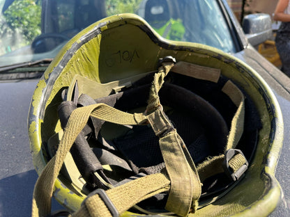 Captured Ruzzian Kevlar Helmet with Z marking. *VERY RARE*