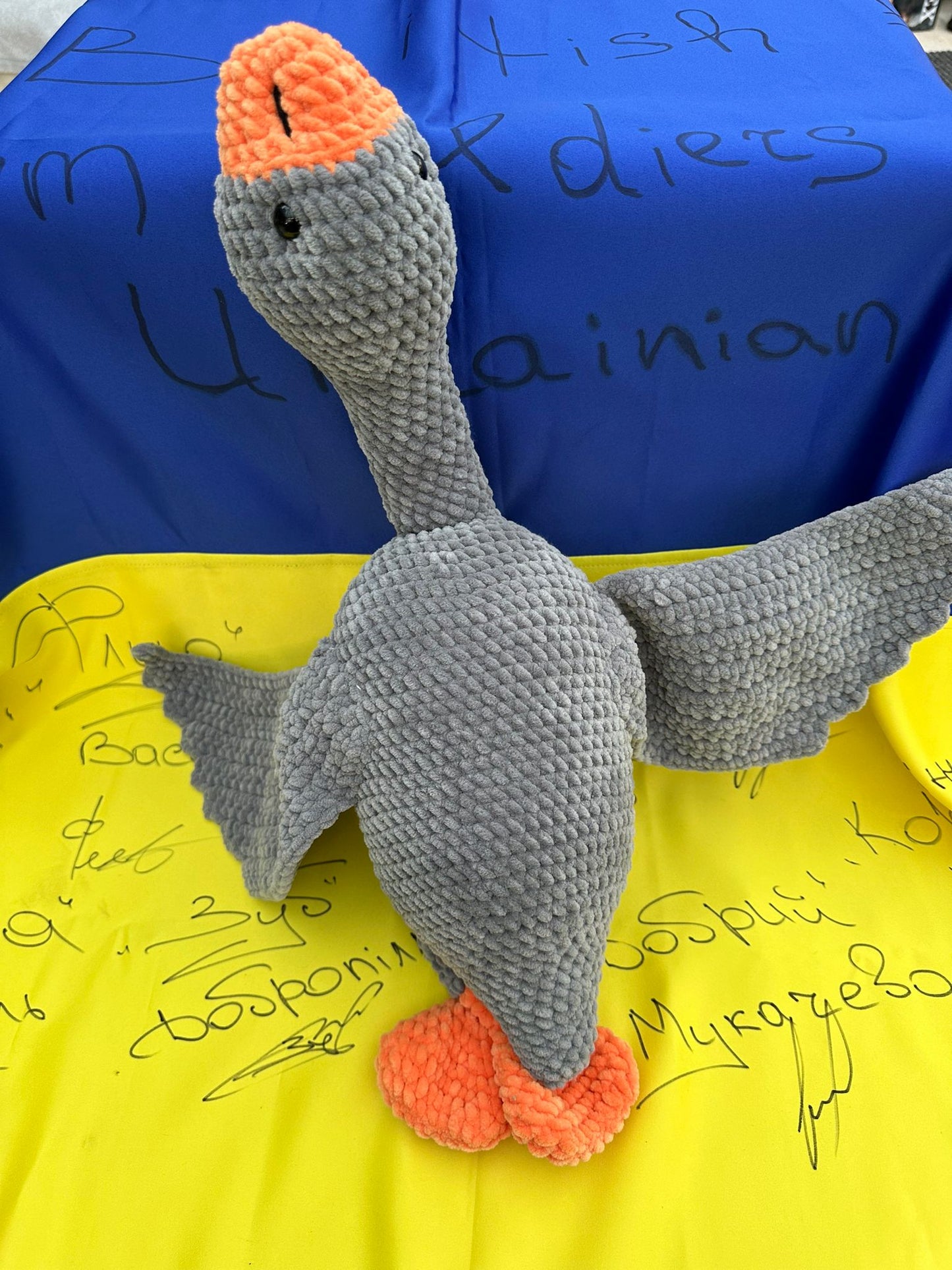 Large Handmade Goose Plushie