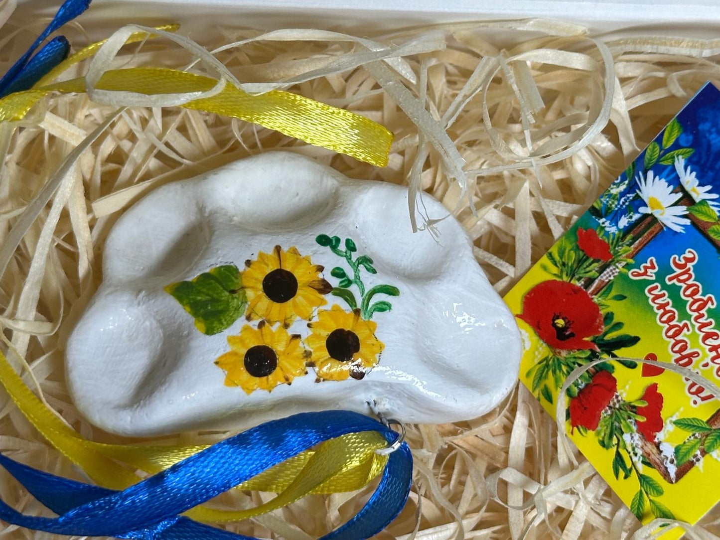 Handmade Petrykivka Painted Ceramic Ukrainian Dumplings