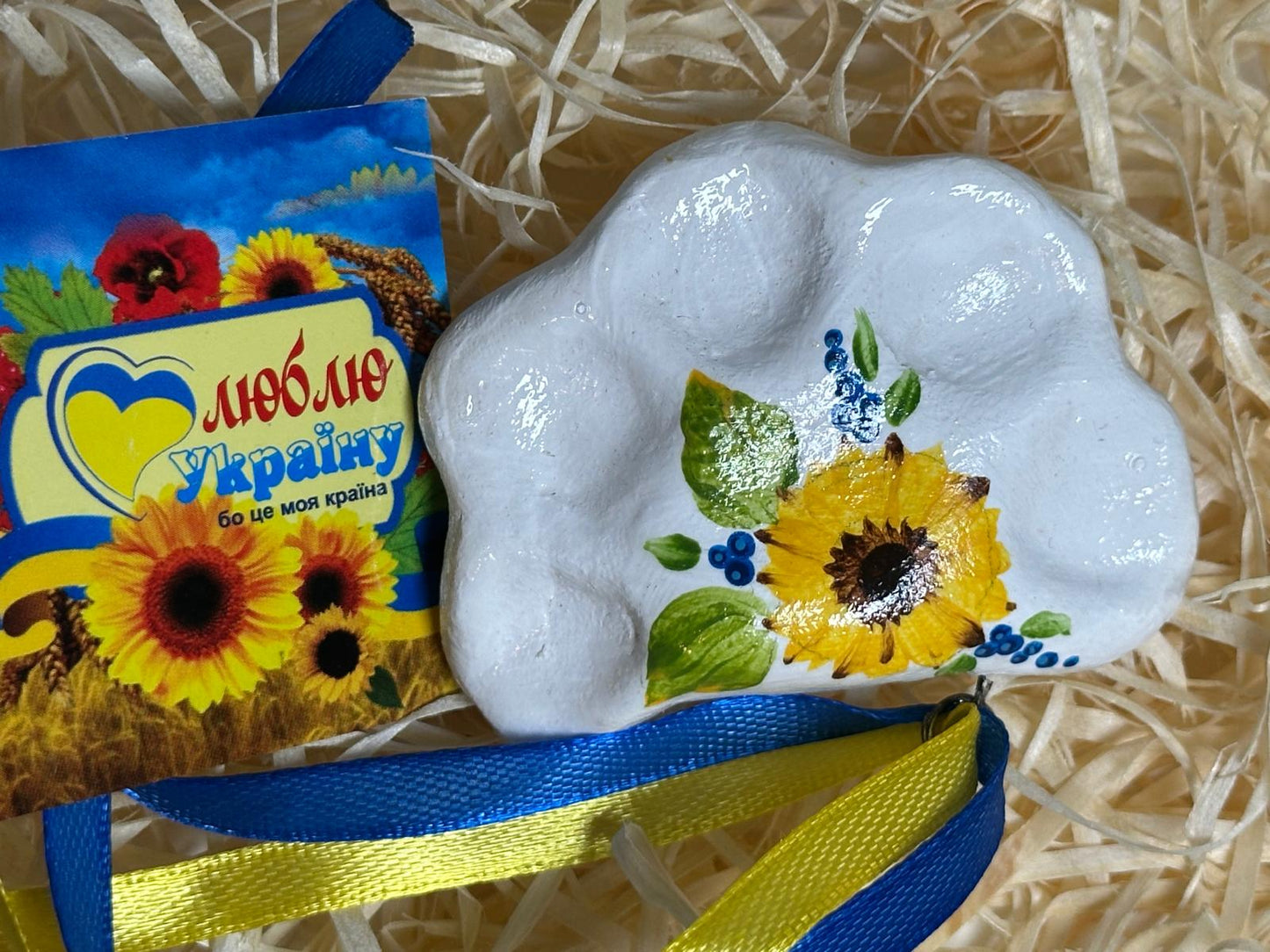 Handmade Petrykivka Painted Ceramic Ukrainian Dumplings