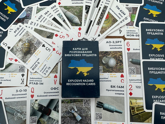 EOD Explosive Hazard Playing cards